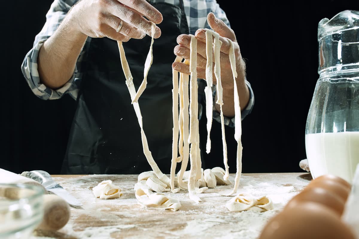 Cooking class in cucina