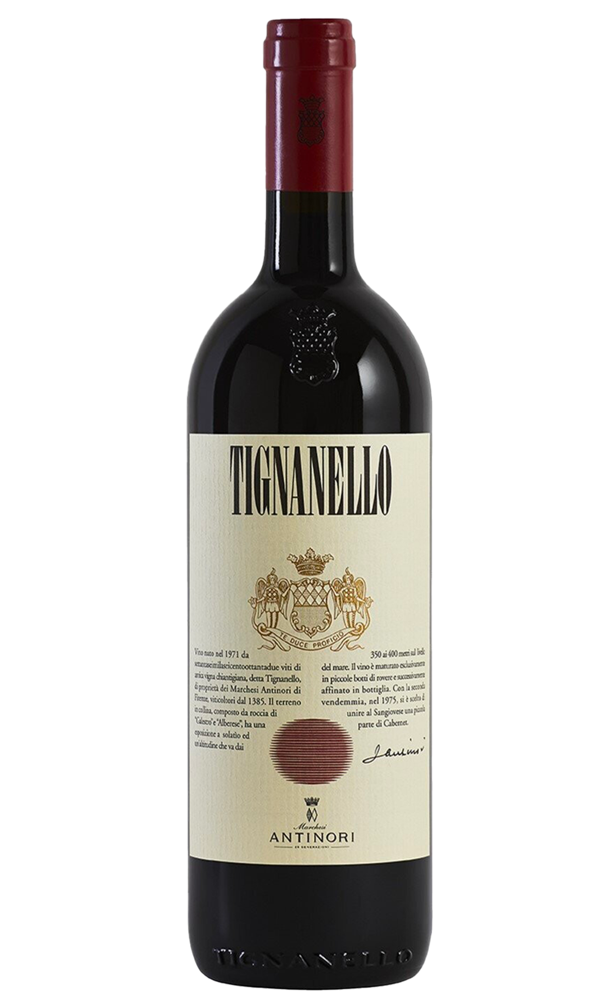 Tignanello, una delle etichette in catalogo